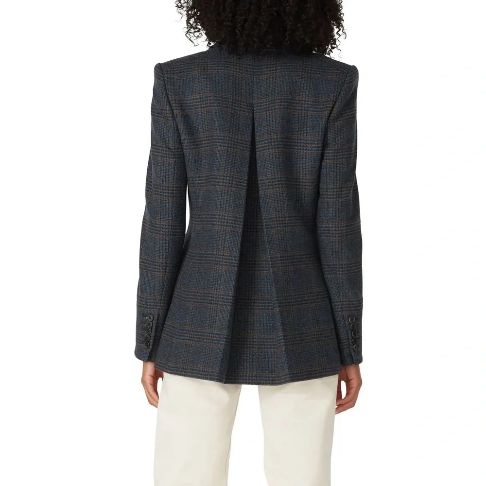 VERONICA BEARD Yareli Wool Plaid Blazer - Picture 3 of 8